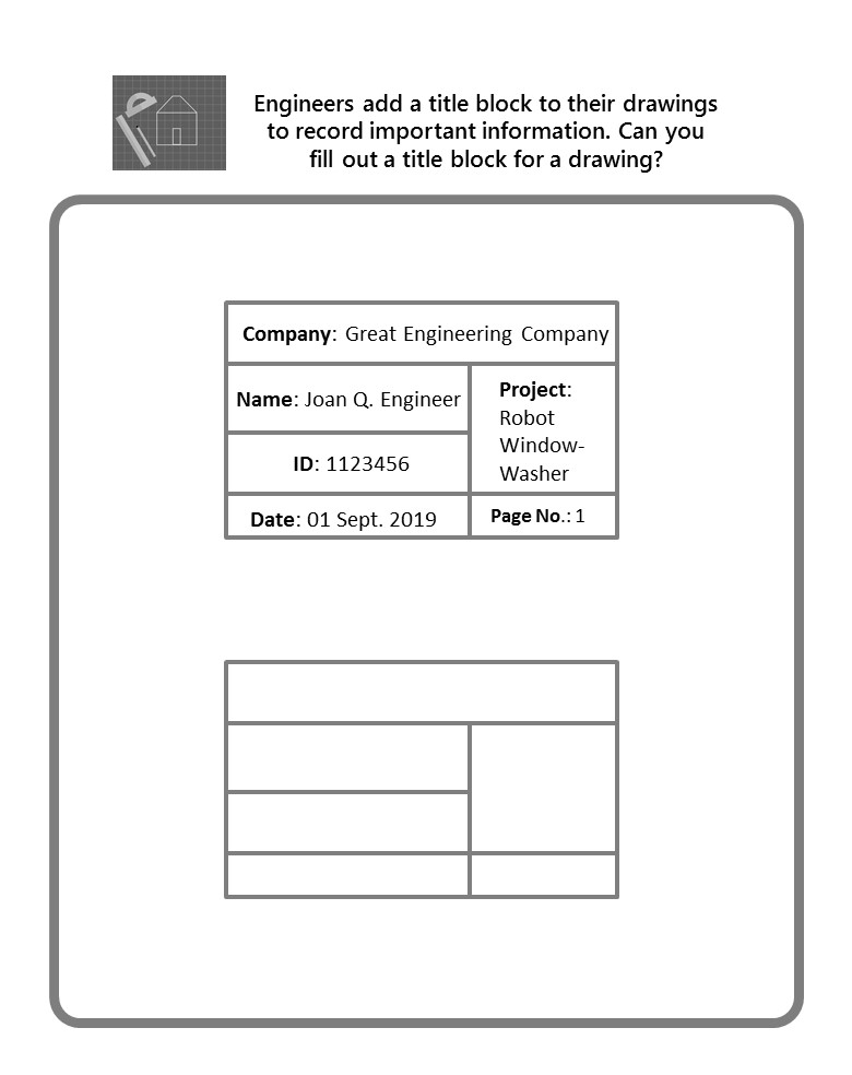 Figure A4. Example of a title block, size H (top) and size C (bottom)... |  Download Scientific Diagram