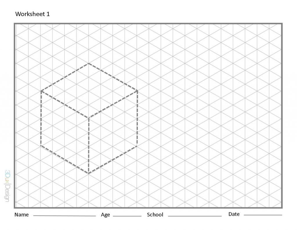 Worksheet 1 - 3DuxDesign challenge learn to draw like an engineer