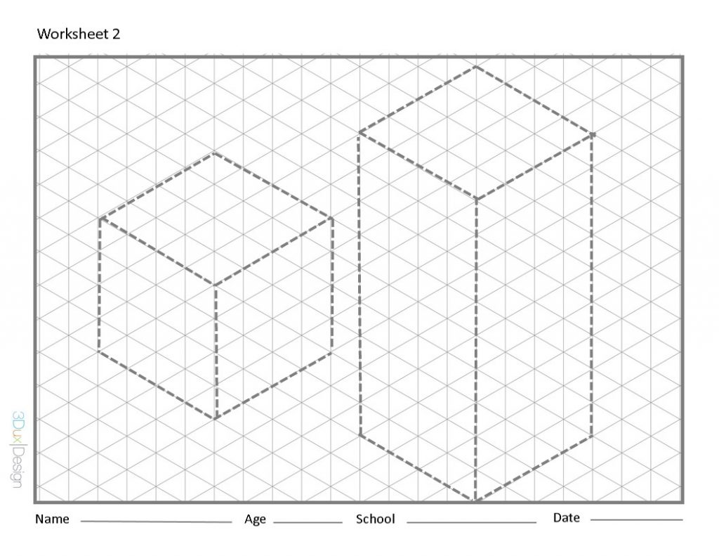 Worksheet 2 - 3DuxDesign STEAM engineering drafting challenge