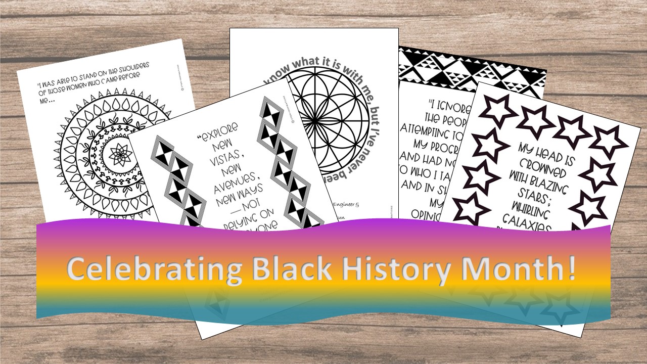 Coloring Pages Inspirational STEM Quotes for Black HIstory Month