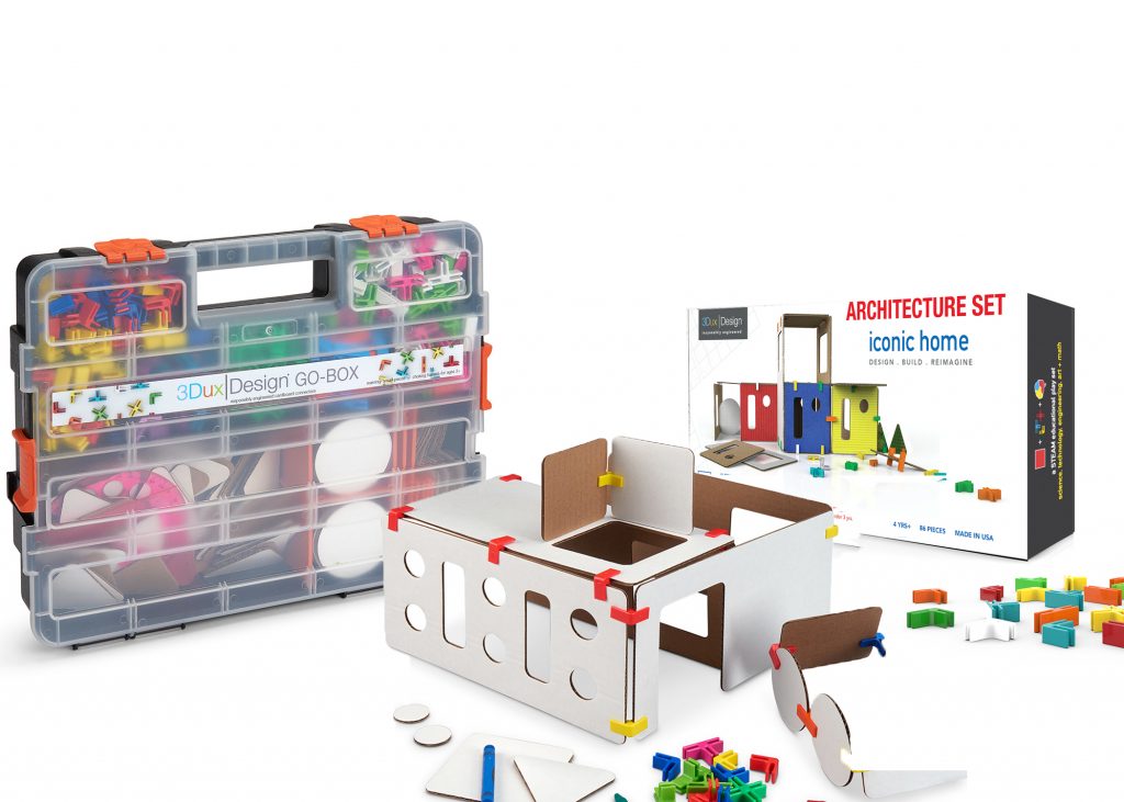 3DuxDesign STEAM activity play sets are available for single homeschool families or a Makerspace, STEM camp or afterschool program.