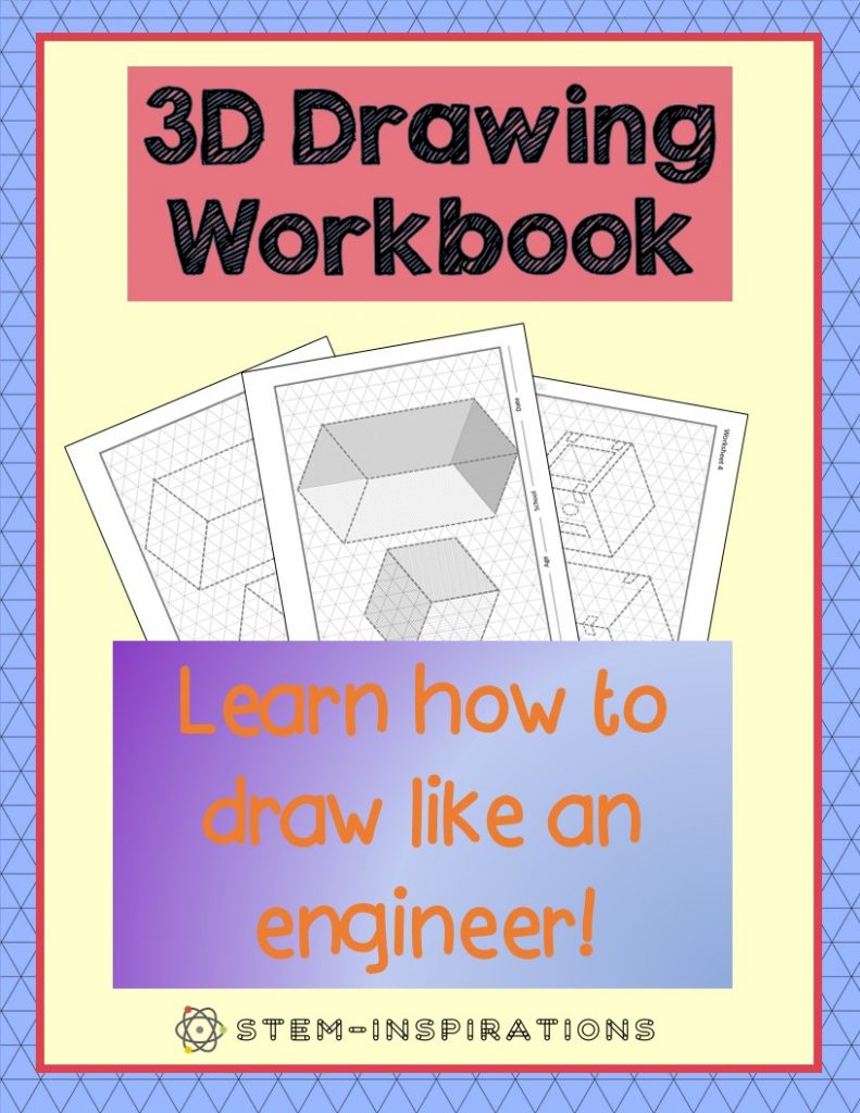 3D Drawing Workbook for Kids